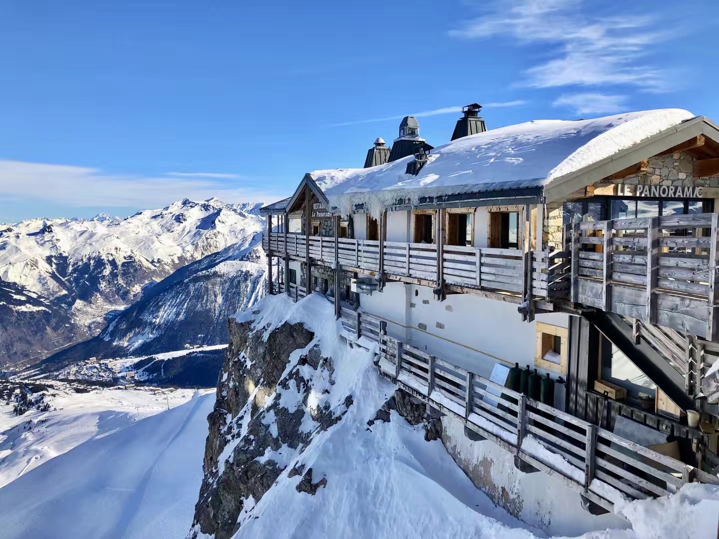 Courchevel 1850 阳光雪道