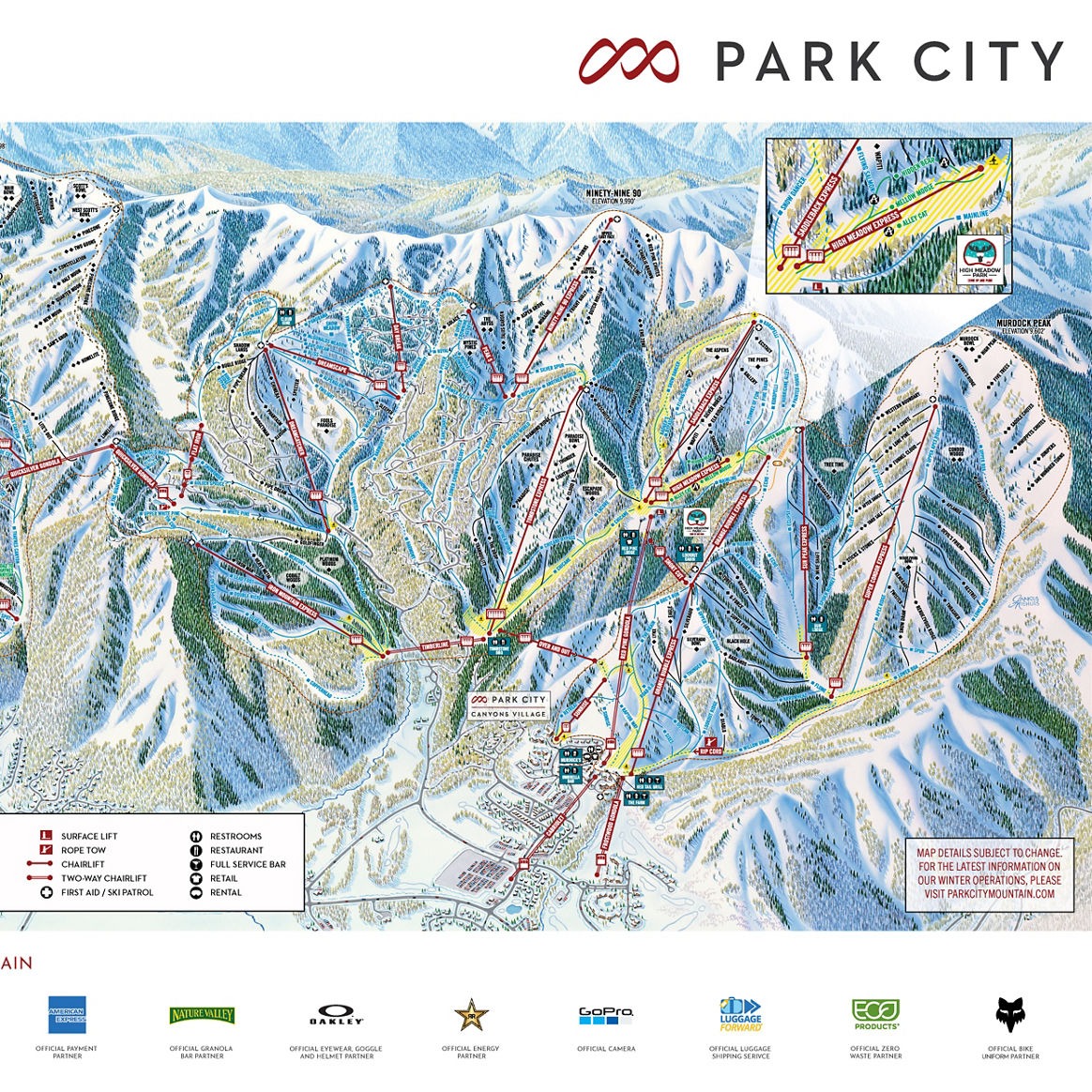 Park City Mountain Trail Map