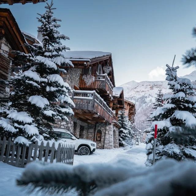 Val d'Isère 雪道