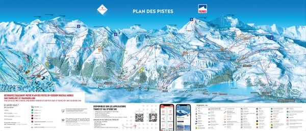 Val d'Isère Espace Killy Trail Map