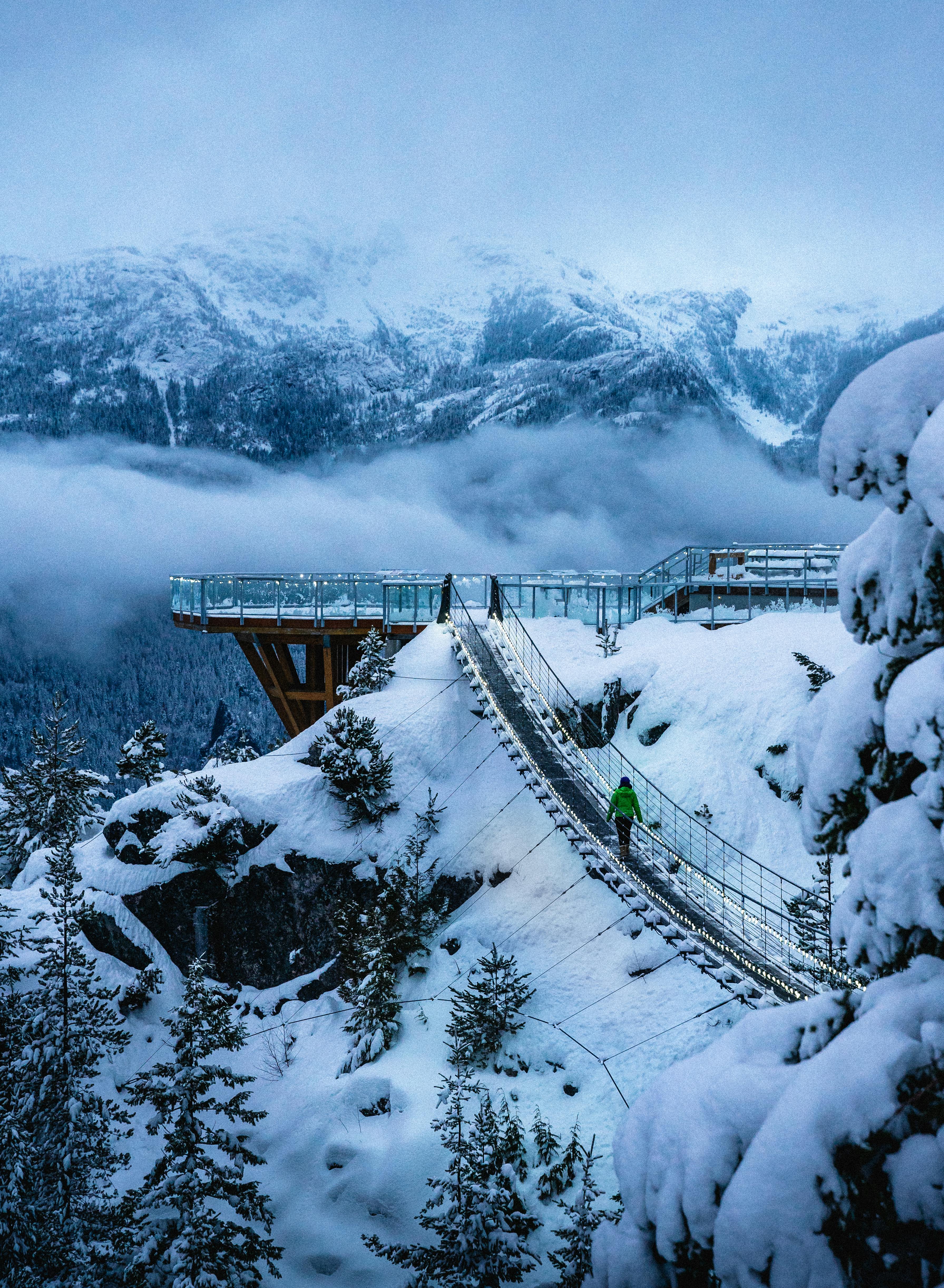 Whistler 雪道全景